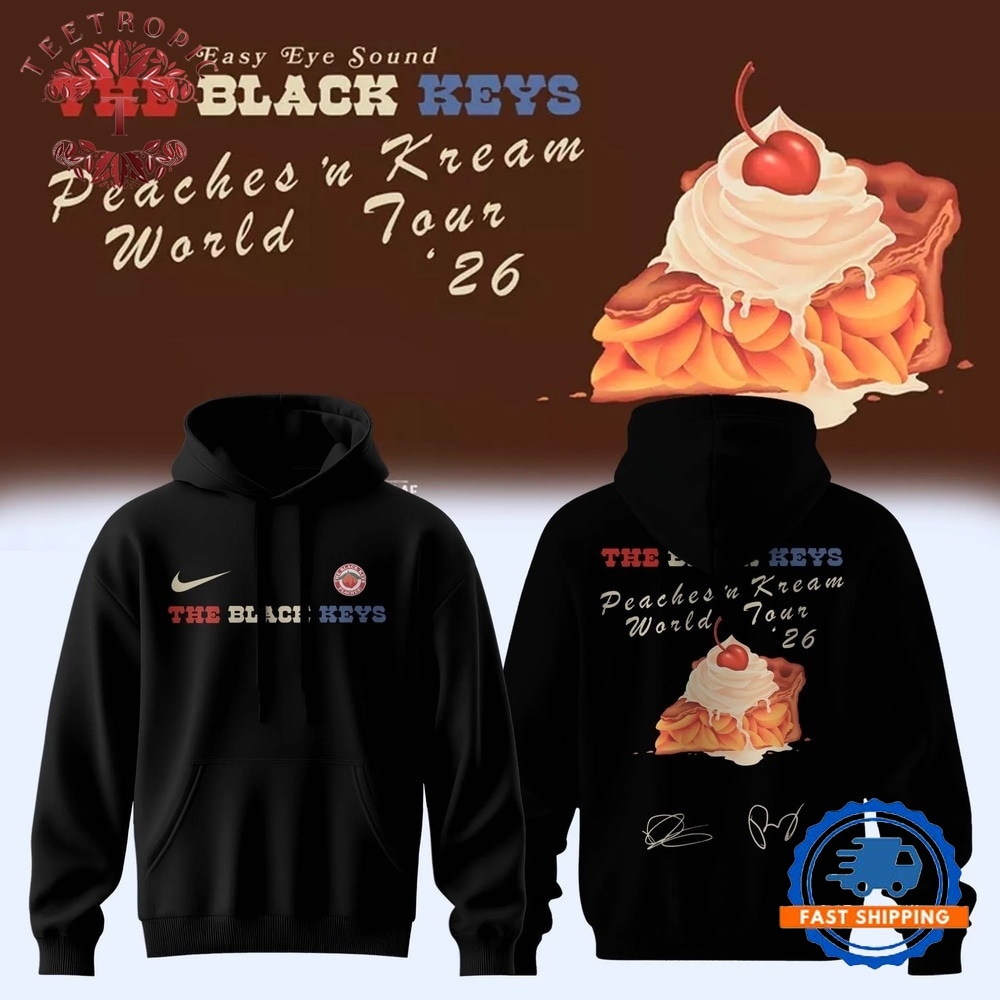 The Black Keys Peaches N Kream World Tour 2026 Signed Hoodie