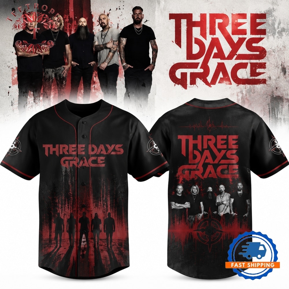Three Days Grace Alienation Tour 2026 Limited Edition Jersey